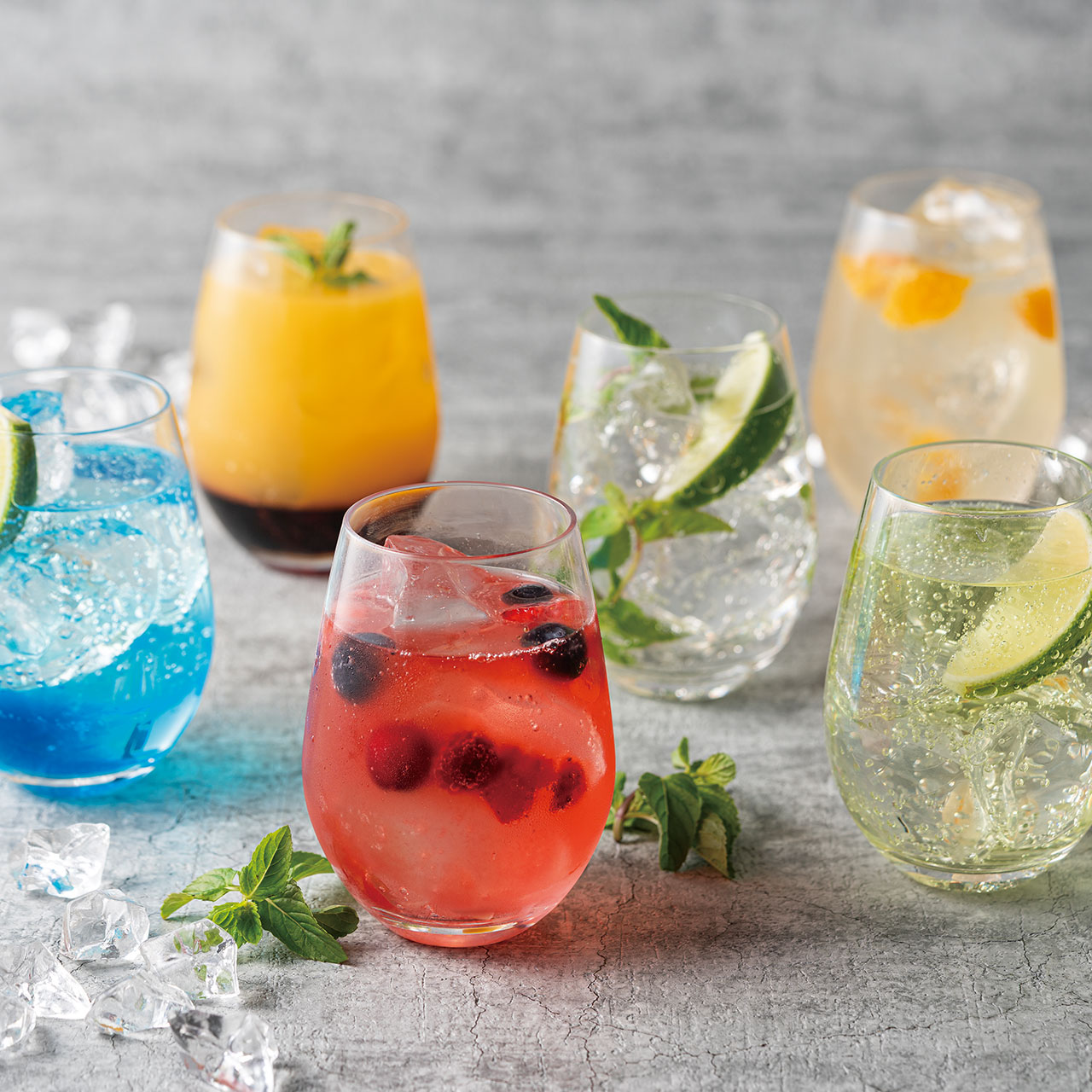 ドリンクラインナップを飲み放題で楽しめる
